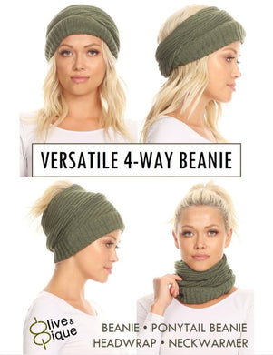 Versatile 4-Way Beanie