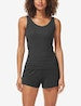 Lounge Scoop Neck Tank-Charcoal Heather