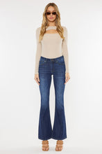 Kan Can Petite Mid Rise Flare Jeans