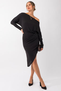 Black Wrap Dress