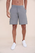 Men-Quilted Shorts-Moon Mist