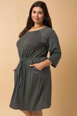 Charlotte Black/Grey Dress