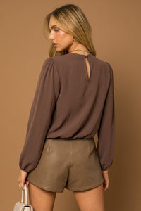 Chocolate Twist Blouse