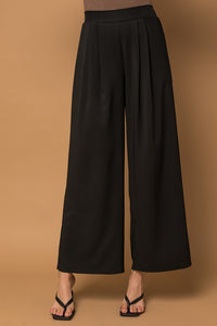 Black Pleated Pants