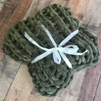 Chenille Chunky Knit Throws