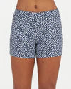 Sunshine Shorts, 4"-Navy Painted Dots