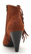 Whiskey Suede Bootie-Carmel