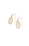 LEE DROP EARRINGS GOLD IVORY MOTHER OF PEARL