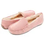 Floopi-Lily Moccasin Faux Suede Slippers