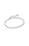 JULIETTE DELICATE CHAIN BRACELET RHODIUM WHITE CRYSTAL