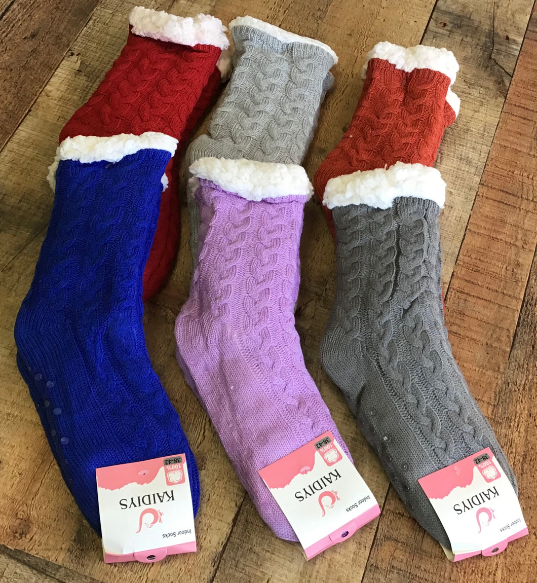 Winter Slipper Socks