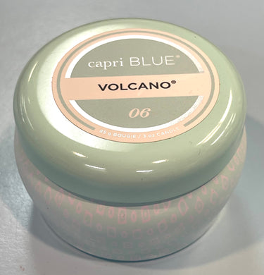 Volcano Aqua Printed Travel Tin