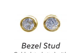 Bezel Earrings