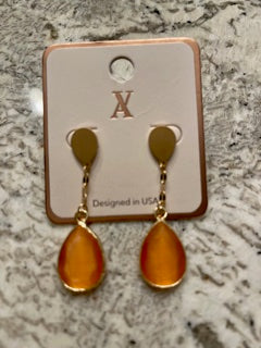 KP Coral Drop Earrings