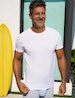 Men-Second Skin Crew Neck Tee-White