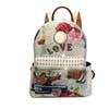 Vintage Trusti Vegan Fashion Backpack for Women