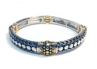 Two Tone Circles Bracelet