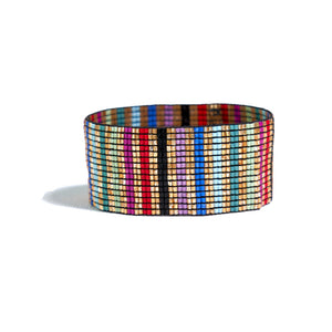 1" Multi Stripe Stretch Bracelet