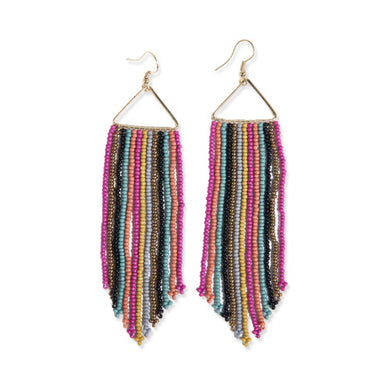 Triangle Seed Beaded Earrings