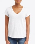 Pima Cotton V-neck Tee