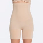 Oncore High-waisted Mid-thigh Short-Nude