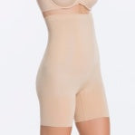 Oncore High-waisted Mid-thigh Short-Nude