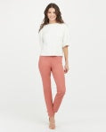 On-the-go Ankle Slim Straight Pant-Terracotta